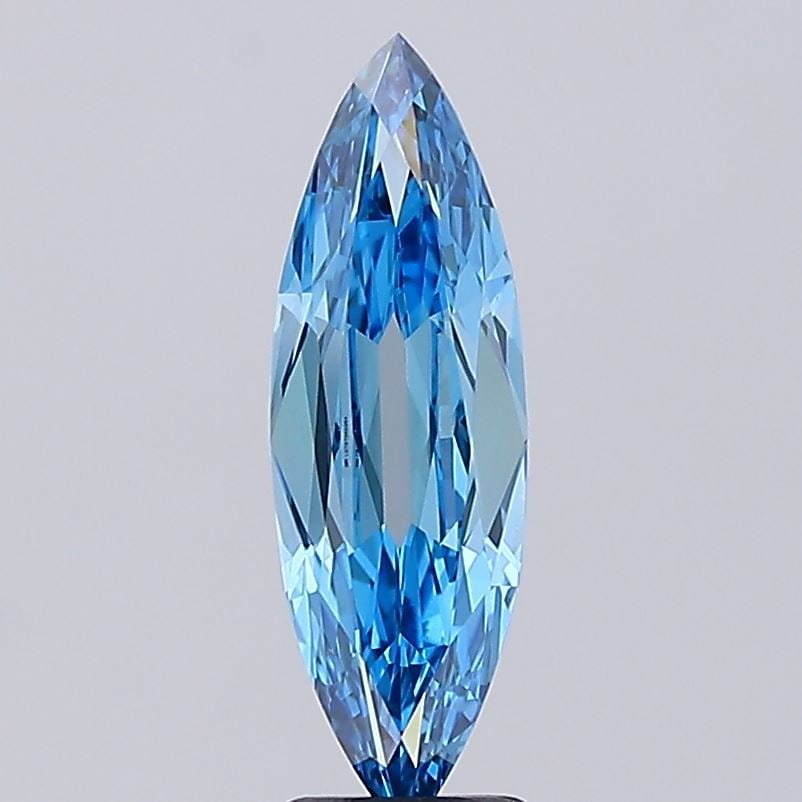 IGI Marquise 2.67ct Fancy Vivid Blue VVS2 - Loose Lab Diamond: IGI Marquise 2.67ct Fancy Vivid Blue VVS2 - Loose Lab Diamond Item Specifics: Source: This Is A Real Diamond Grown In A Lab Not Mined. Carat: 2.67 Cut: - Color: Fancy Vivid Blue Clarity: VVS2 Polish: