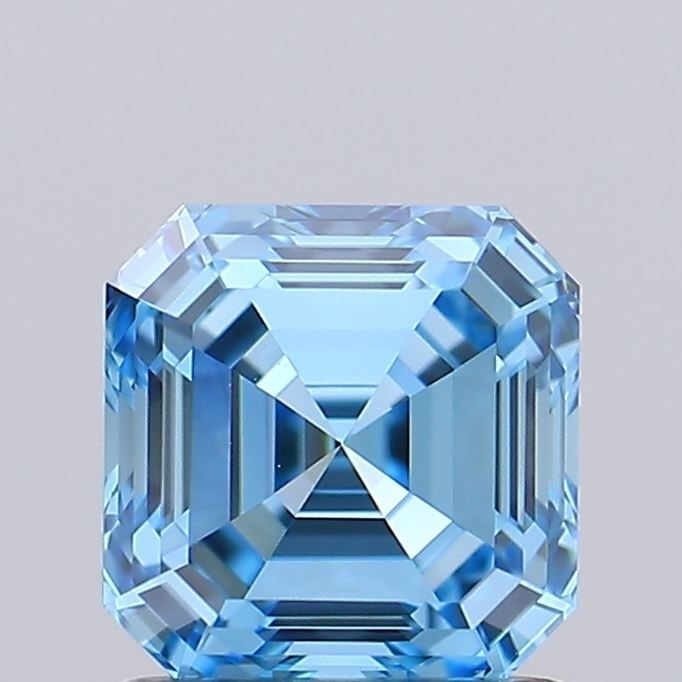 IGI Asscher 1.04ct Fancy Vivid Blue VVS2 - Loose Lab Diamond: IGI Asscher 1.04ct Fancy Vivid Blue VVS2 - Loose Lab Diamond Item Specifics: Source: This Is A Real Diamond Grown In A Lab Not Mined. Carat: 1.04 Cut: - Color: Fancy Vivid Blue Clarity: VVS2 Polish: E