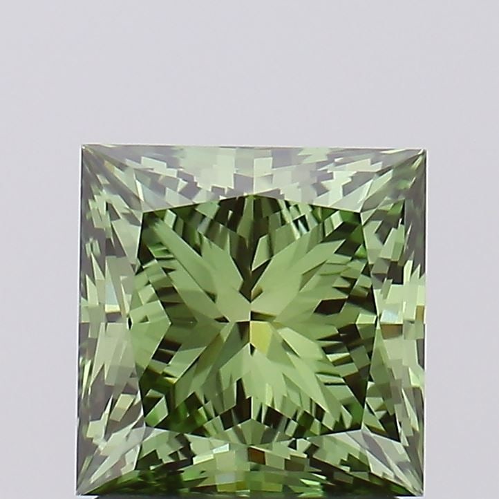 IGI Princess 1.68ct Fancy Vivid Green VVS2 - Loose Lab Diamond: IGI Princess 1.68ct Fancy Vivid Green VVS2 - Loose Lab Diamond Item Specifics: Source: This Is A Real Diamond Grown In A Lab Not Mined. Carat: 1.68 Cut: - Color: Fancy Vivid Green Clarity: VVS2 Polish