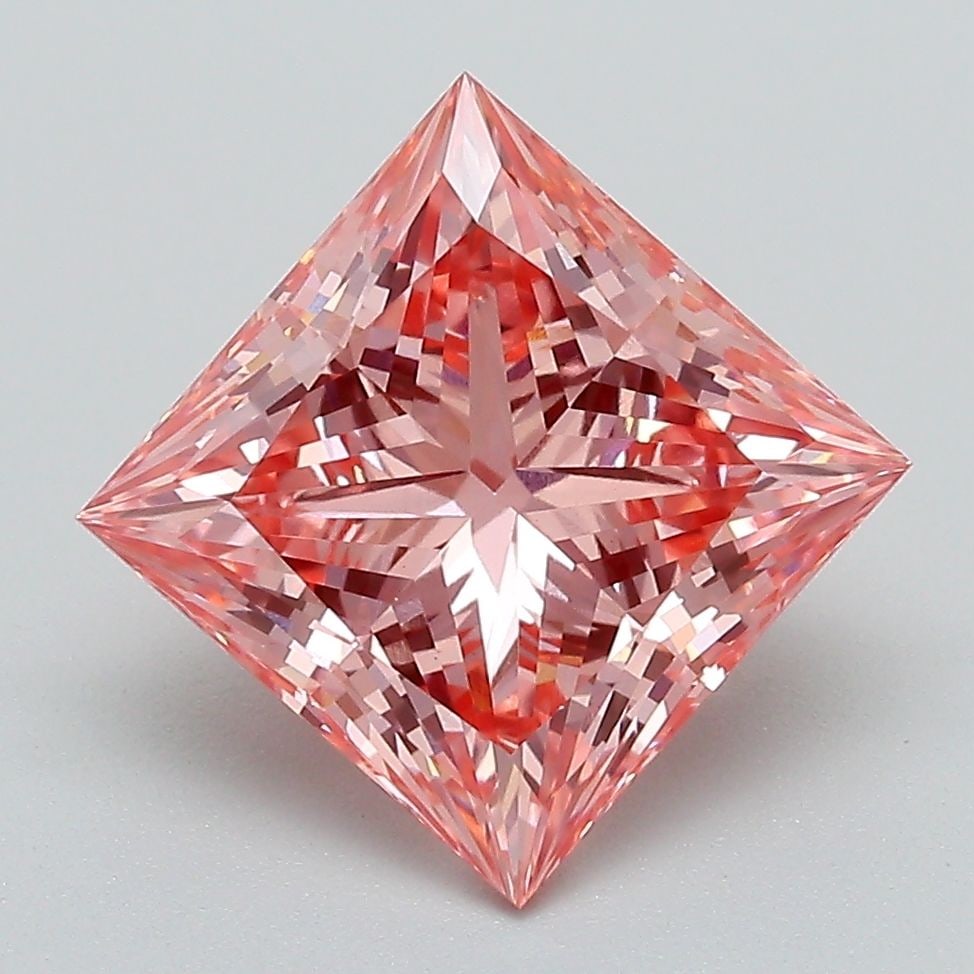 IGI Princess 3.1ct Fancy Vivid Pink VVS2 - Loose Lab Diamond: IGI Princess 3.1ct Fancy Vivid Pink VVS2 - Loose Lab Diamond Item Specifics: Source: This Is A Real Diamond Grown In A Lab Not Mined. Carat: 3.1 Cut: - Color: Fancy Vivid Pink Clarity: VVS2 Polish: EX