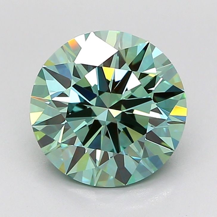 IGI Round 2.58ct Fancy Vivid Green VVS2 - Ideal Loose Lab Diamond: IGI Round 2.58ct Fancy Vivid Green VVS2 - Ideal Loose Lab Diamond Item Specifics: Source: This Is A Real Diamond Grown In A Lab Not Mined. Carat: 2.58 Cut: ID Color: Fancy Vivid Green Clarity: VVS2 Po