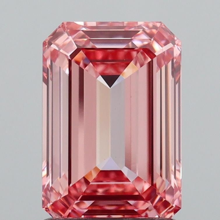 IGI Emerald 1.59ct Fancy Vivid Pink VVS2 - Loose Lab Diamond: IGI Emerald 1.59ct Fancy Vivid Pink VVS2 - Loose Lab Diamond Item Specifics: Source: This Is A Real Diamond Grown In A Lab Not Mined. Carat: 1.59 Cut: - Color: Fancy Vivid Pink Clarity: VVS2 Polish: E