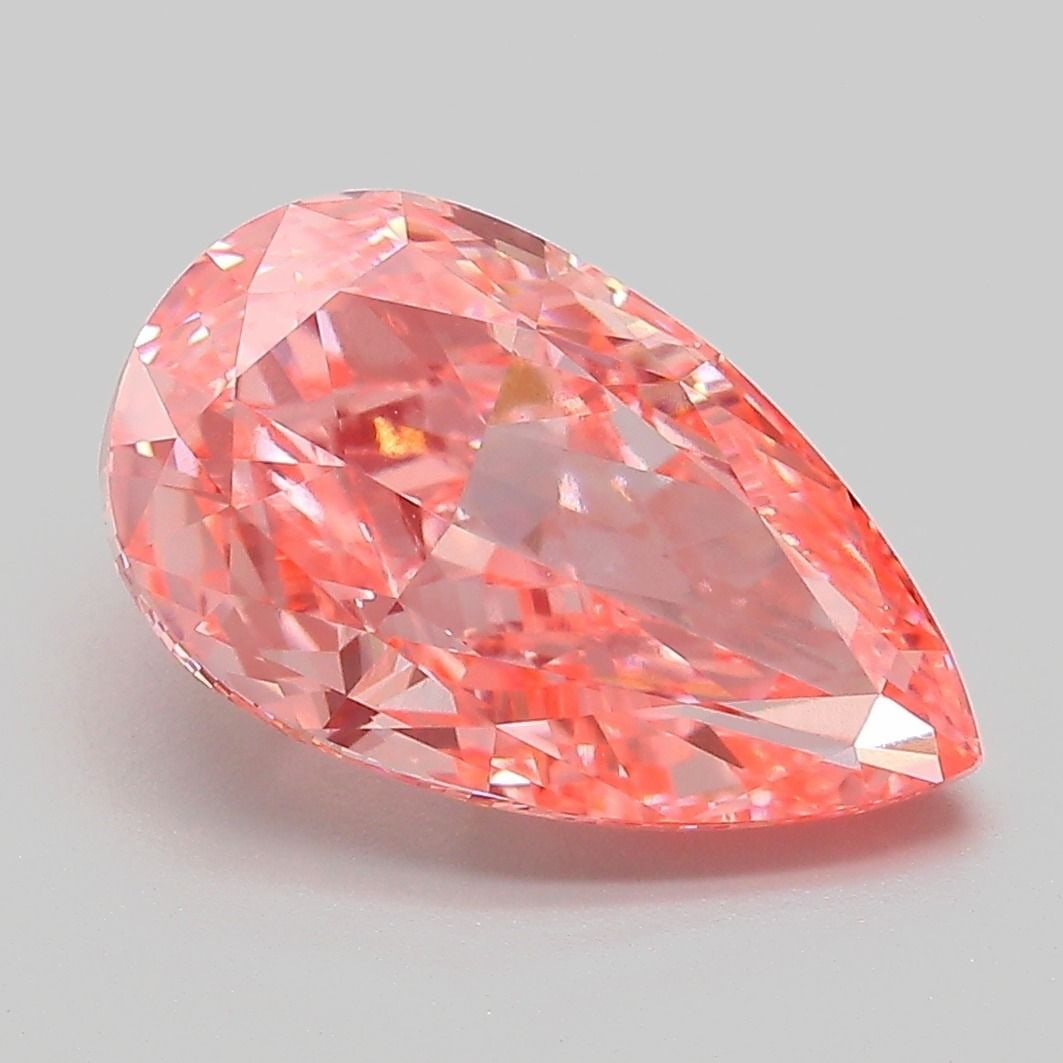 IGI Pear 4.01ct Fancy Vivid Pink VVS2 - Loose Lab Diamond: IGI Pear 4.01ct Fancy Vivid Pink VVS2 - Loose Lab Diamond Item Specifics: Source: This Is A Real Diamond Grown In A Lab Not Mined. Carat: 4.01 Cut: - Color: Fancy Vivid Pink Clarity: VVS2 Polish: VG S
