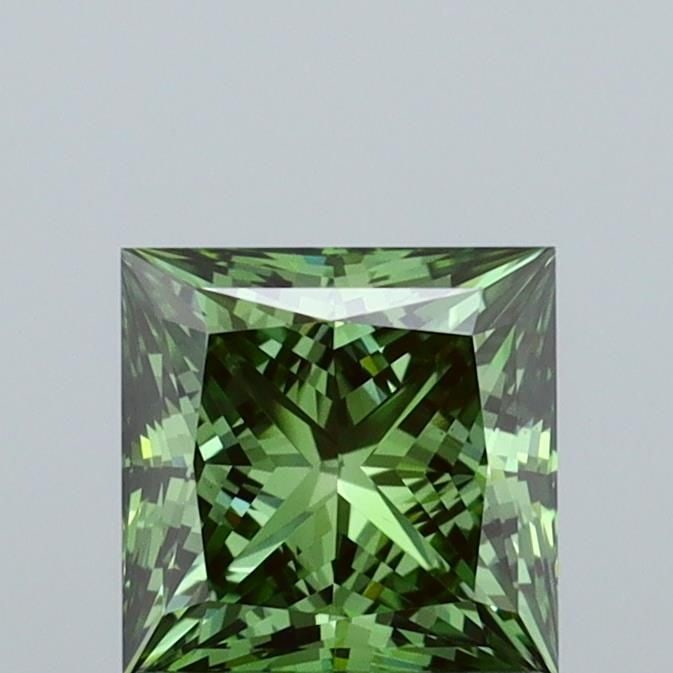 IGI Princess 1.05ct Fancy Vivid Green VVS2 - Loose Lab Diamond: IGI Princess 1.05ct Fancy Vivid Green VVS2 - Loose Lab Diamond Item Specifics: Source: This Is A Real Diamond Grown In A Lab Not Mined. Carat: 1.05 Cut: - Color: Fancy Vivid Green Clarity: VVS2 Polish