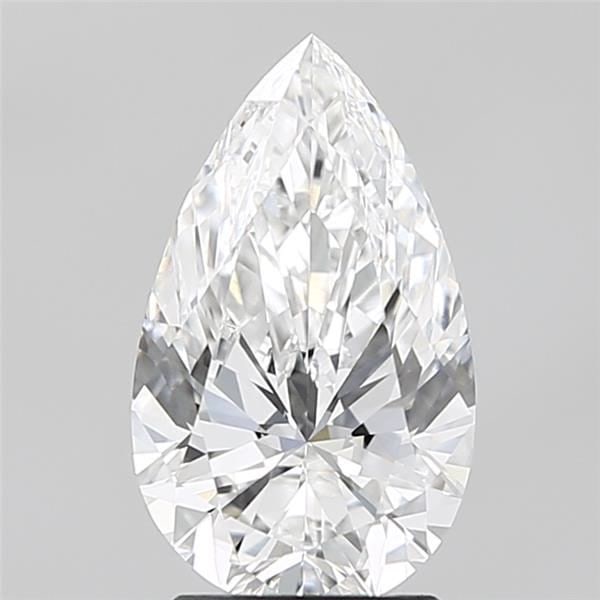 IGI Pear 2.26ct E VVS2 - Loose Lab Diamond: IGI Pear 2.26ct E VVS2 - Loose Lab Diamond Item Specifics: Source: This Is A Real Diamond Grown In A Lab Not Mined. Carat: 2.26 Cut: - Color: E Clarity: VVS2 Polish: EX Symmetry: VG Measurements: 12.0