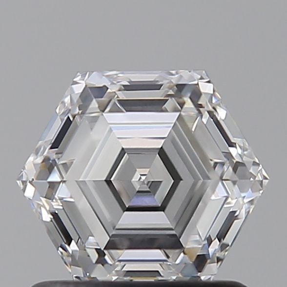 Hexagonal 1.05ct E VVS1 - Loose Lab Diamond: Hexagonal 1.05ct E VVS1 - Loose Lab Diamond Item Specifics: Source: This Is A Real Diamond Grown In A Lab Not Mined. Carat: 1.05 Cut: - Color: E Clarity: VVS1 Polish: EX Symmetry: EX Measurements: 6.5