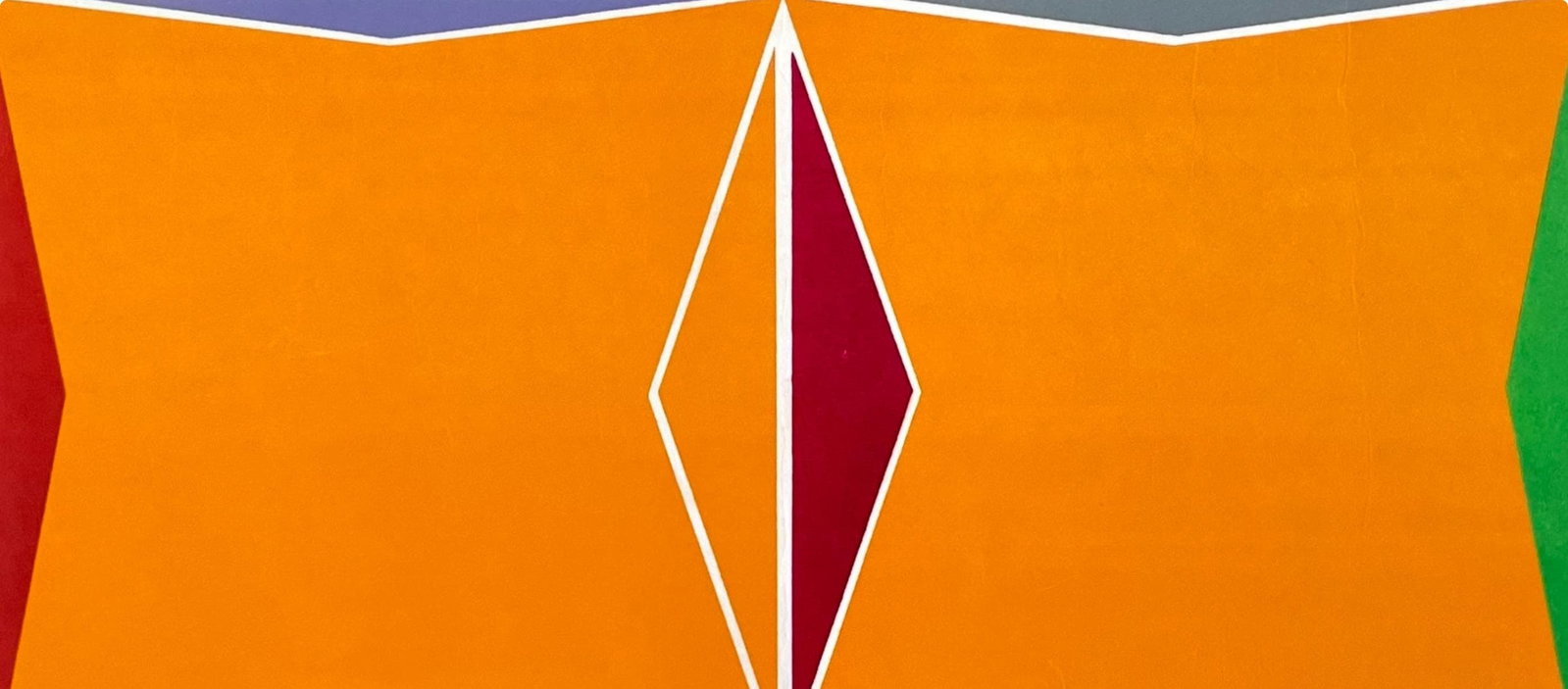Silkscreen Signed Two Square Composition by Larry Zox - 2