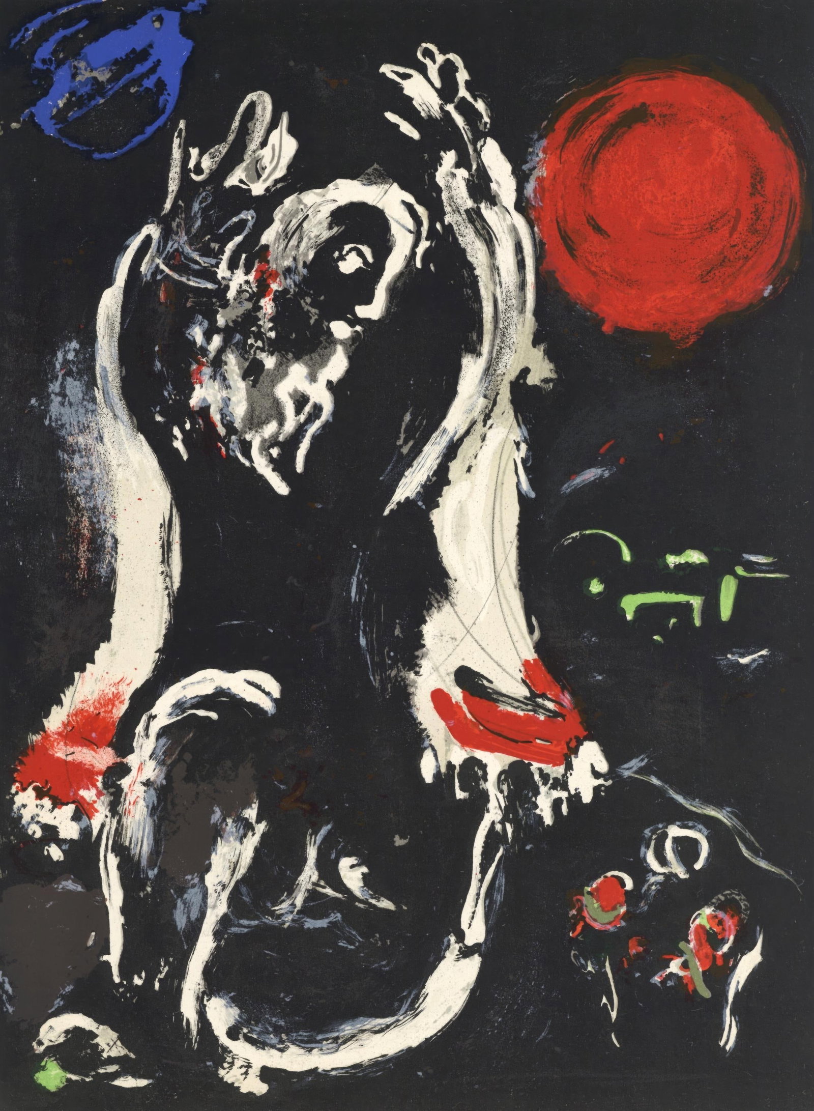 Marc Chagall, Isaiah, from Drawings for the Bible, Verve, Revue Artistique et Litteraire,: Marc Chagall, Isaiah, from Drawings for the Bible, Verve, Revue Artistique et Litteraire, Item Specifics: This exquisite lithograph by Marc Chagall (18871985), titled Isaie (Isaiah), from Marc Chagall