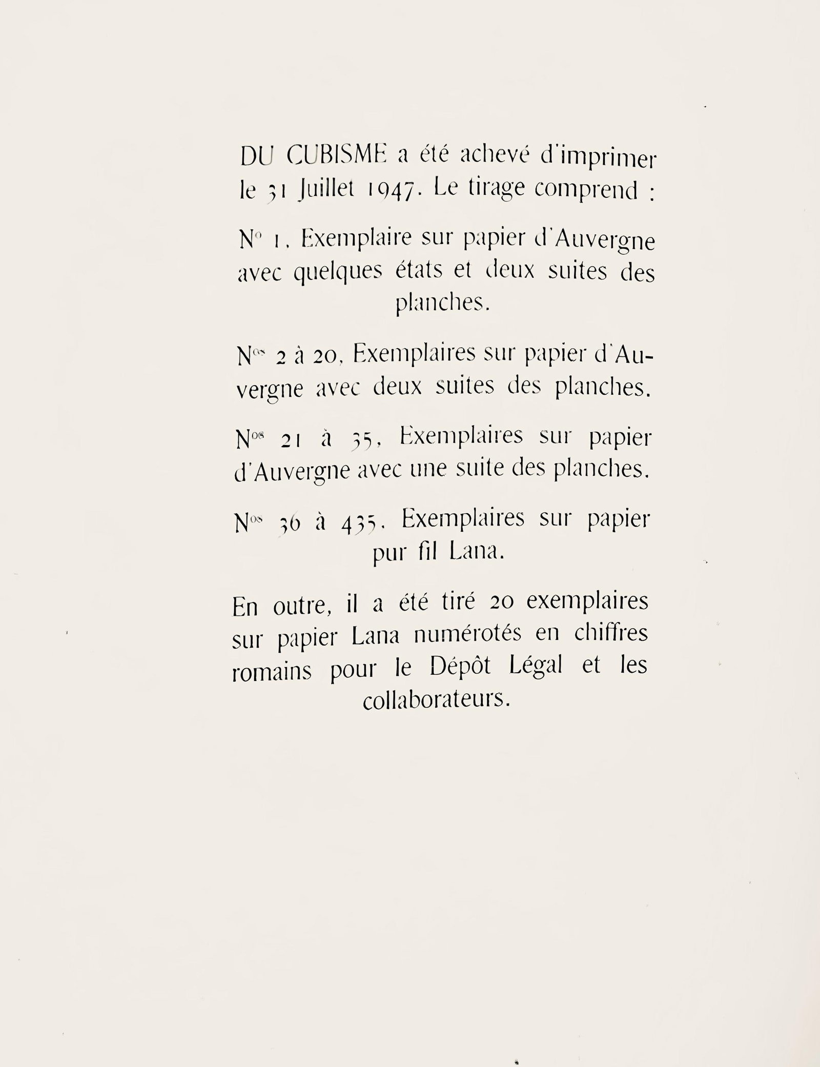 Marcel Duchamp, Composition, Du cubisme, Etching - 7