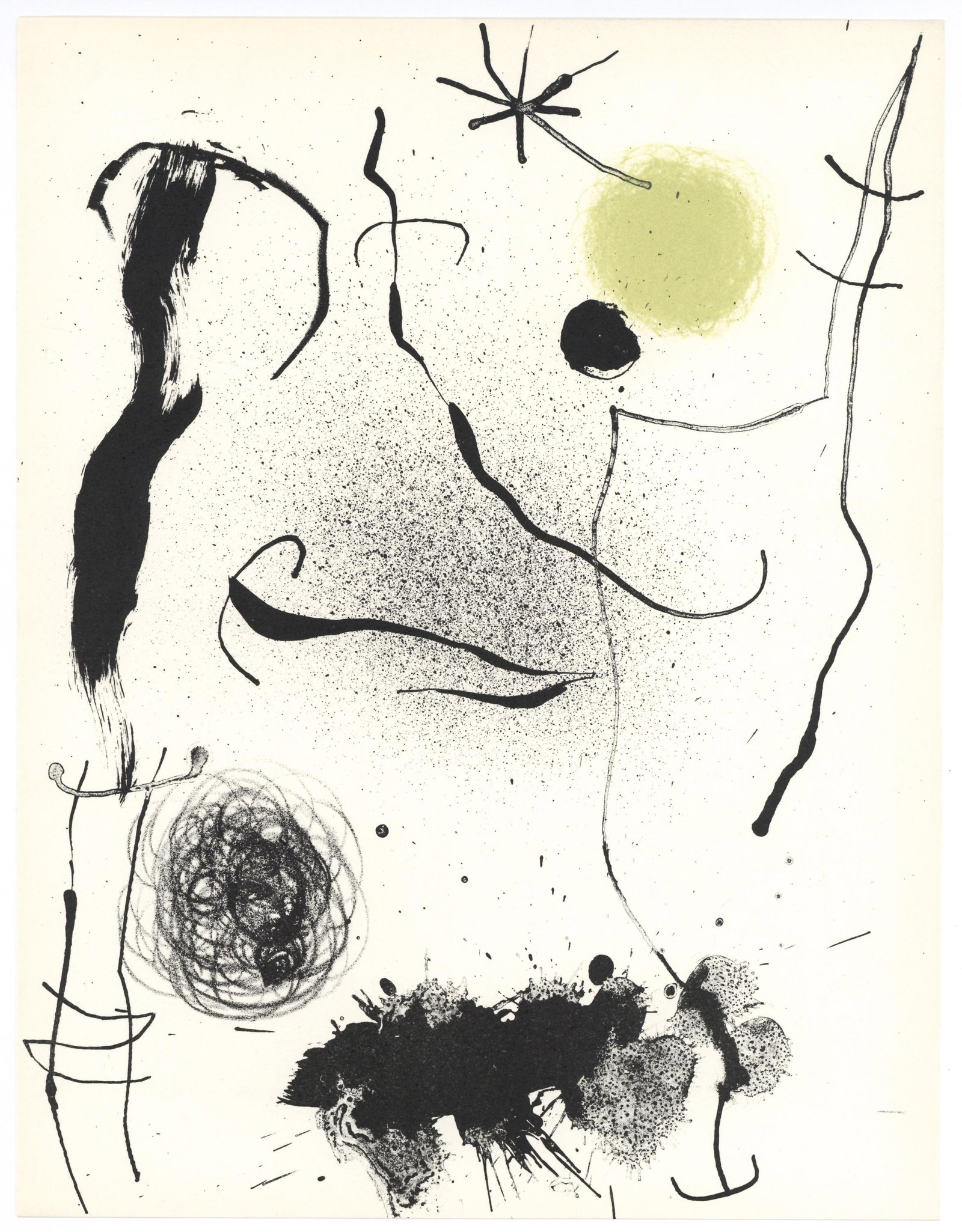 Joan Mir, Composition, XXe sicle, Lithograph - 5