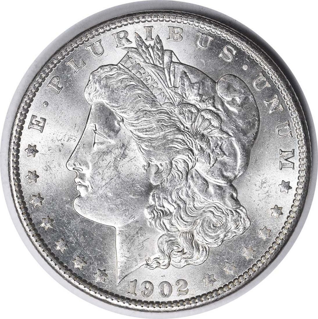 1902-O VAM 25 Morgan Silver Dollar Doubled Ear BU Uncertified: 1902-O VAM 25 Morgan Silver Dollar Doubled Ear BU Uncertified The 1902-O VAM 25 Morgan Silver Dollar Doubled Ear features a unique doubled eagle design on the reverse, showcasing its distinctive chara