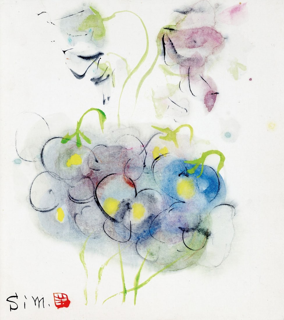 Yoshio Shimozato Original Watercolor Painting Signed Abstract Artwork 27x24 5cm: Yoshio Shimozato Original Watercolor Painting Signed Abstract Artwork 27x24 5cm Item Specifics: Artist: Yoshio Shimozato Subject: Abstract Art Material: Watercolor on paper board Style: Japanese Produ