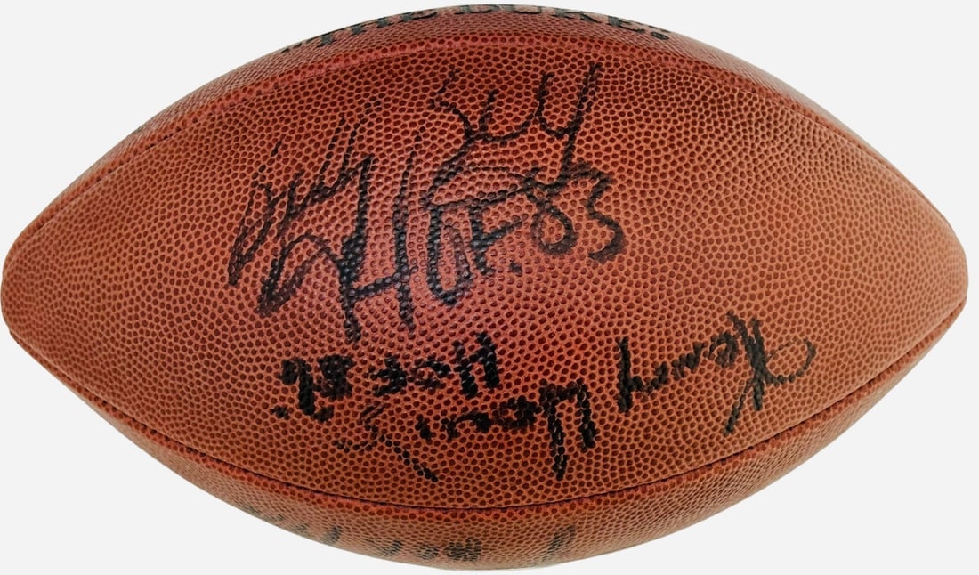NFL Greats Autographed Wilson The Duke Football (1 of 3)