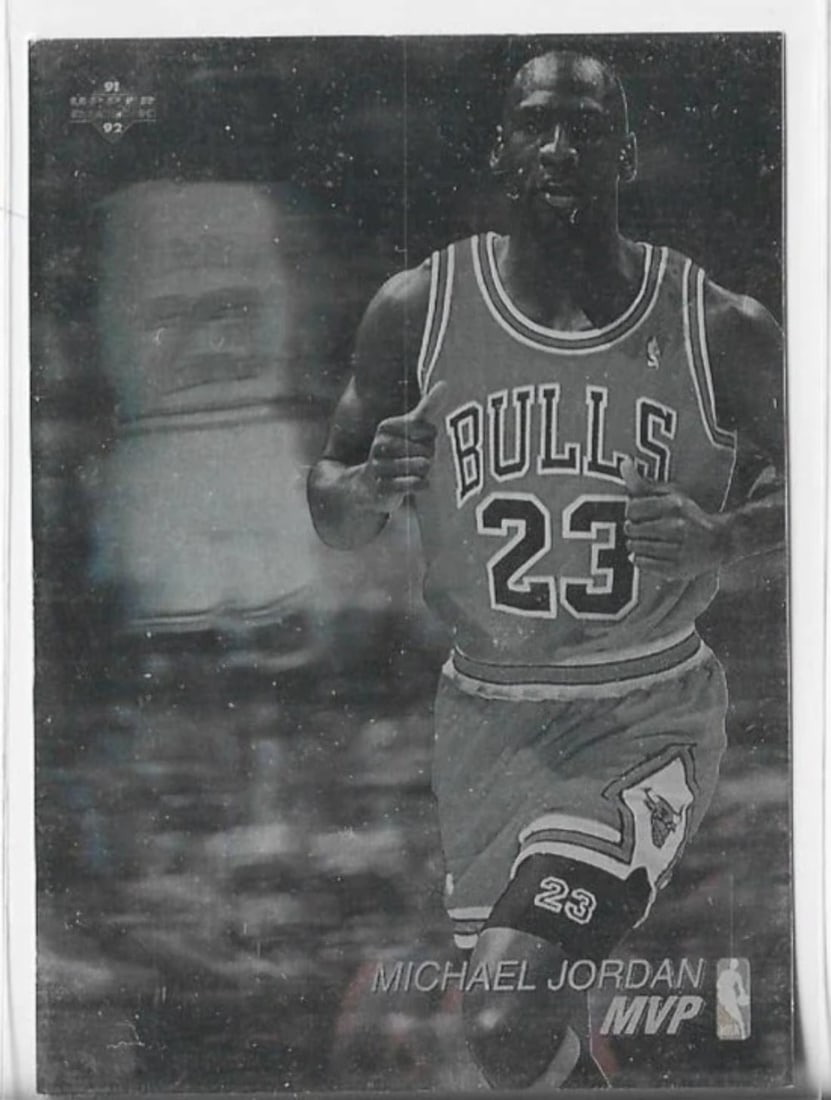 Michael Jordan 1991 92 Upper Deck MVP Card AW4 (1 of 2)