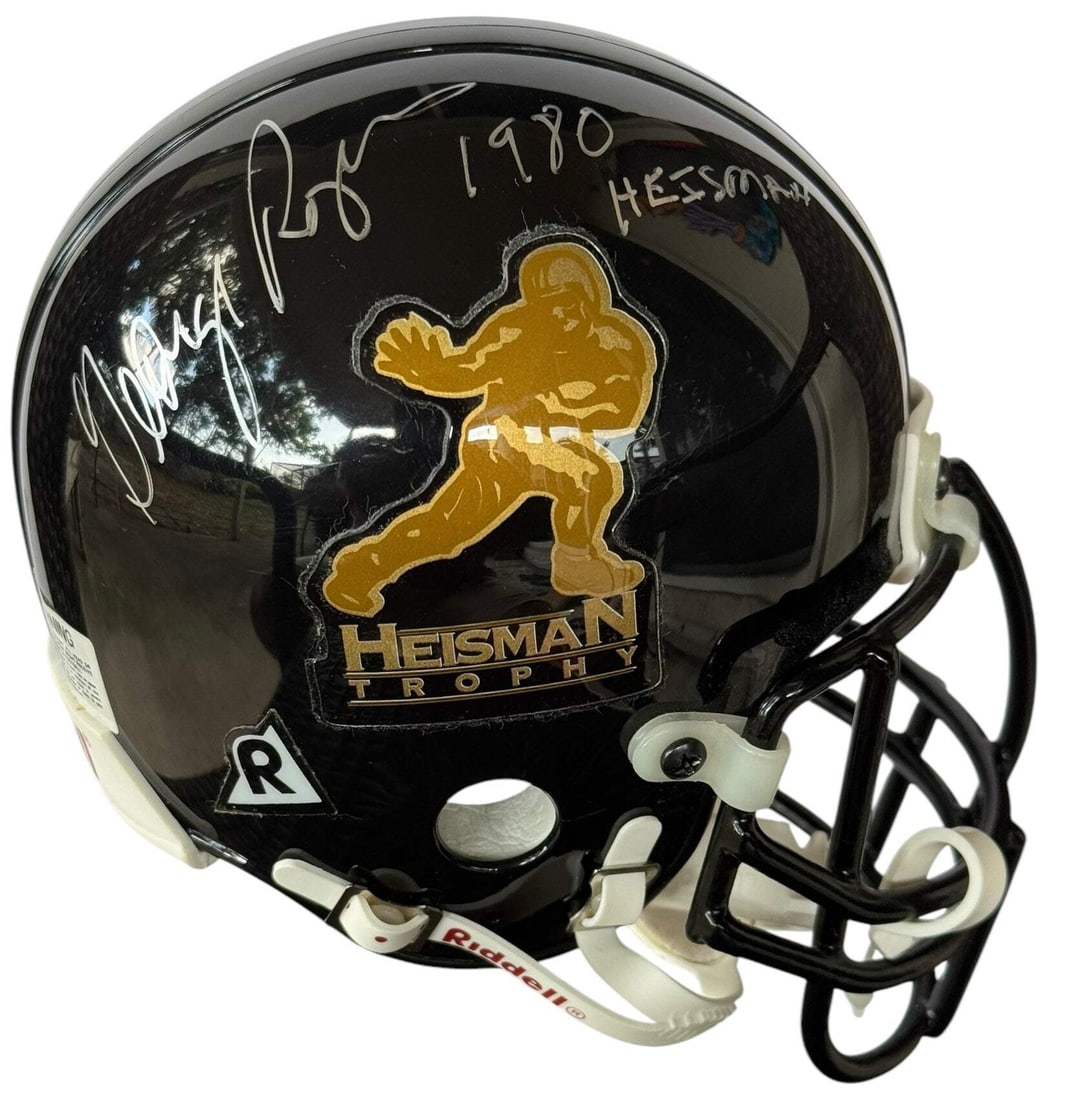 Heisman Winners Trophy Signed Mini Helmet (1 of 2)