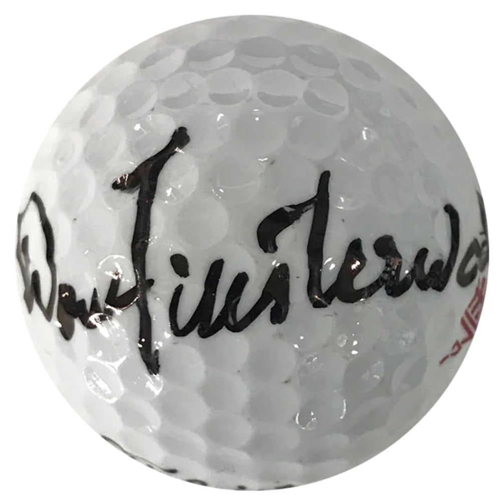 Dow Finsterwald Autographed Titleist 3 Golf Ball: Dow Finsterwald Autographed Titleist 3 Golf Ball Dow Finsterwald's autographed Titleist 3 golf ball bears the signature in black sharpie, making it a unique and fascinating collectible for fans of the