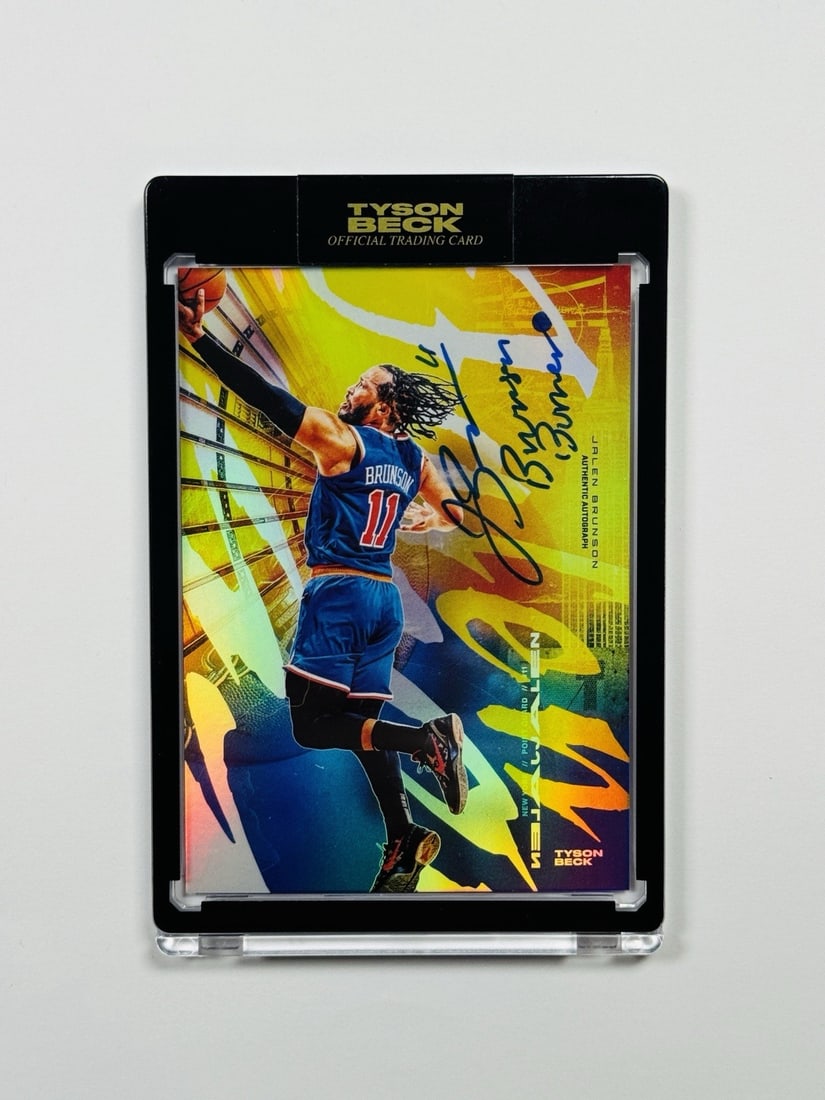BURNER BRUNSON AUTO JALEN 2025 GRAIL KNICKS BECK TYSON (1 of 2)