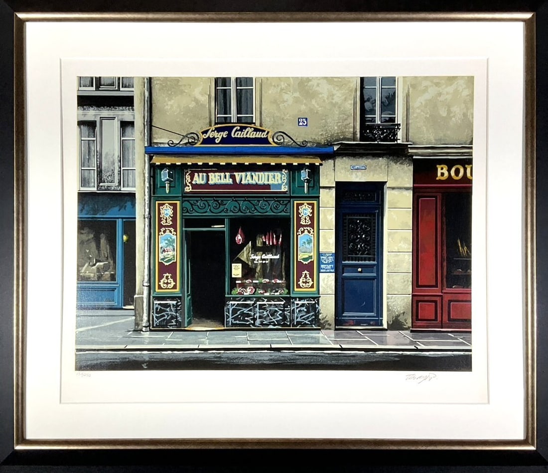 Serge Caillaud Serigraph Signed Art from Paris Shop: Serge Caillaud Serigraph Signed Art from Paris Shop Item Specifics: Artist: Thomas Pradzynski Unit Of Sale: Single Piece Signed By: Thomas Pradzynski Image Orientation: Landscape Signed: Yes Size: Lar