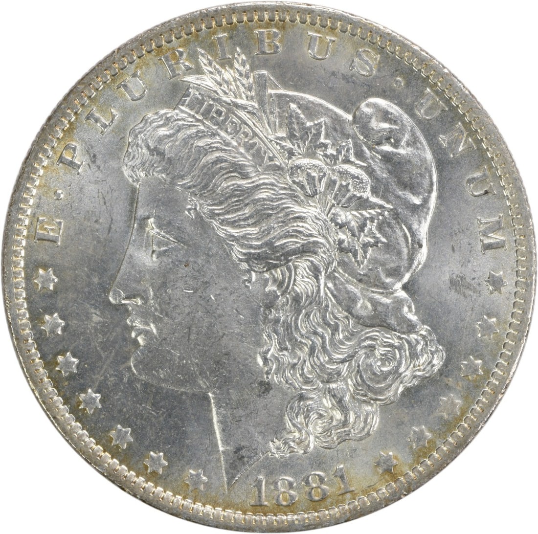 1881-O Morgan Silver Dollar Choice BU Uncertified: 1881-O Morgan Silver Dollar Choice BU Uncertified Choice BU Uncertified 1881-O Morgan Silver Dollar, featuring the iconic design of Augustus Saint-Gaudens and made from 90% silver. This uncirculated c