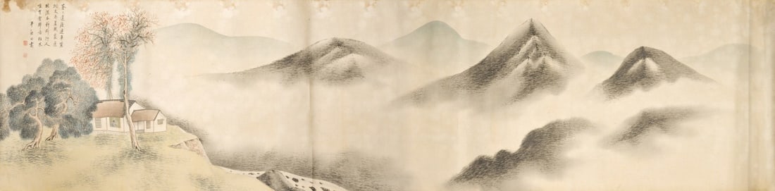 Handscroll painting landscape sansui unmounted by okada hanko: Handscroll painting landscape sansui unmounted by okada hanko Item Specifics: Artist: Okada Hanko Subject: Landscape (Sansui) Material: Paper Style: Japanese Year Of Production: 2010 Product Disclaime
