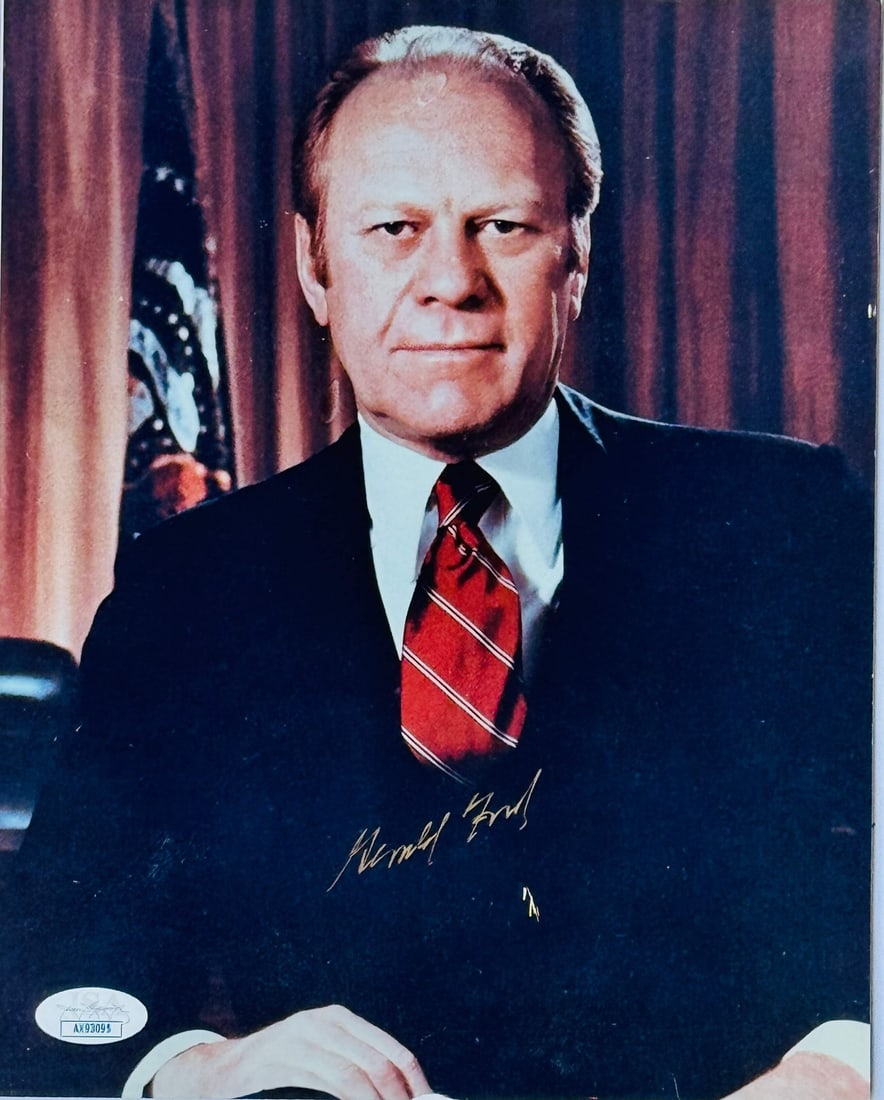 Ford Gerald Autographed Photo 8x10 JSA (1 of 1)