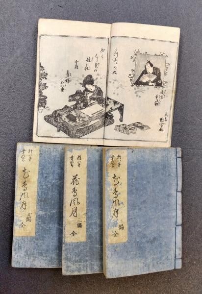 Kachofugetsu Woodblock Printed Books 4 Vols Set Edo Period Utagawa Kunitomi: Kachofugetsu Woodblock Printed Books 4 Vols Set Edo Period Utagawa Kunitomi Item Specifics: Artist: Utagawa Kunitomi Subject: Literature Landscapes Flowers and Birds Material: Paper Style: Japanese Ye