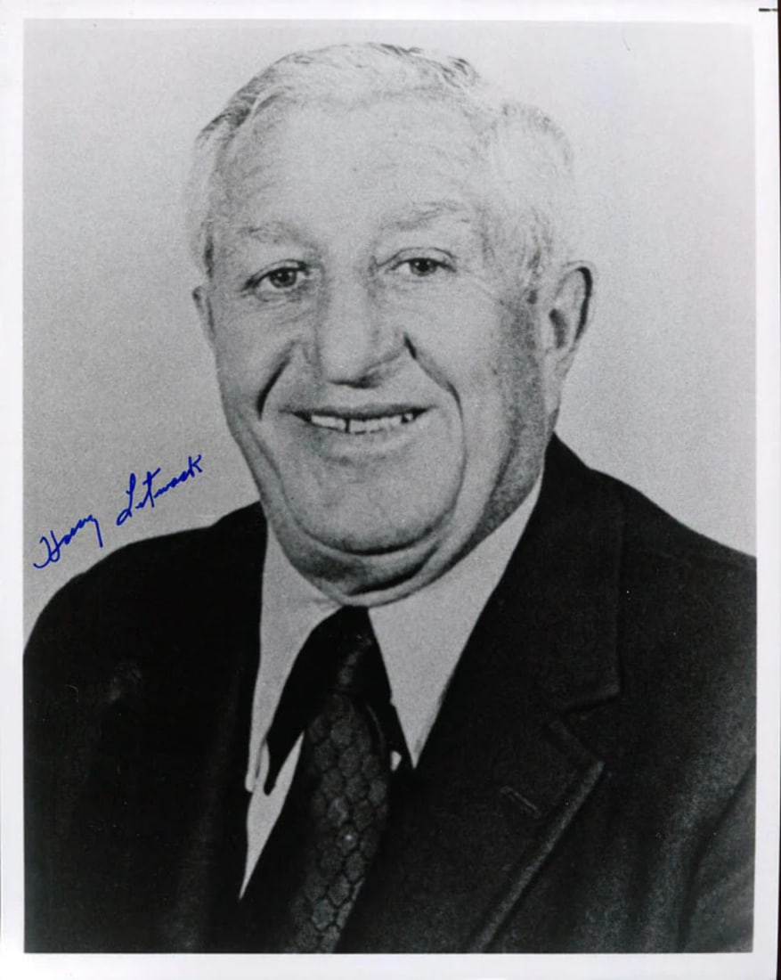 Harry Litwack Autographed 8x10 Photo: Harry Litwack Autographed 8x10 Photo Signed in blue sharpie, an 8x10 photo bears the mark of Harry Litwack. This unique piece captures a moment in time, its significance determined by the buyer's pers