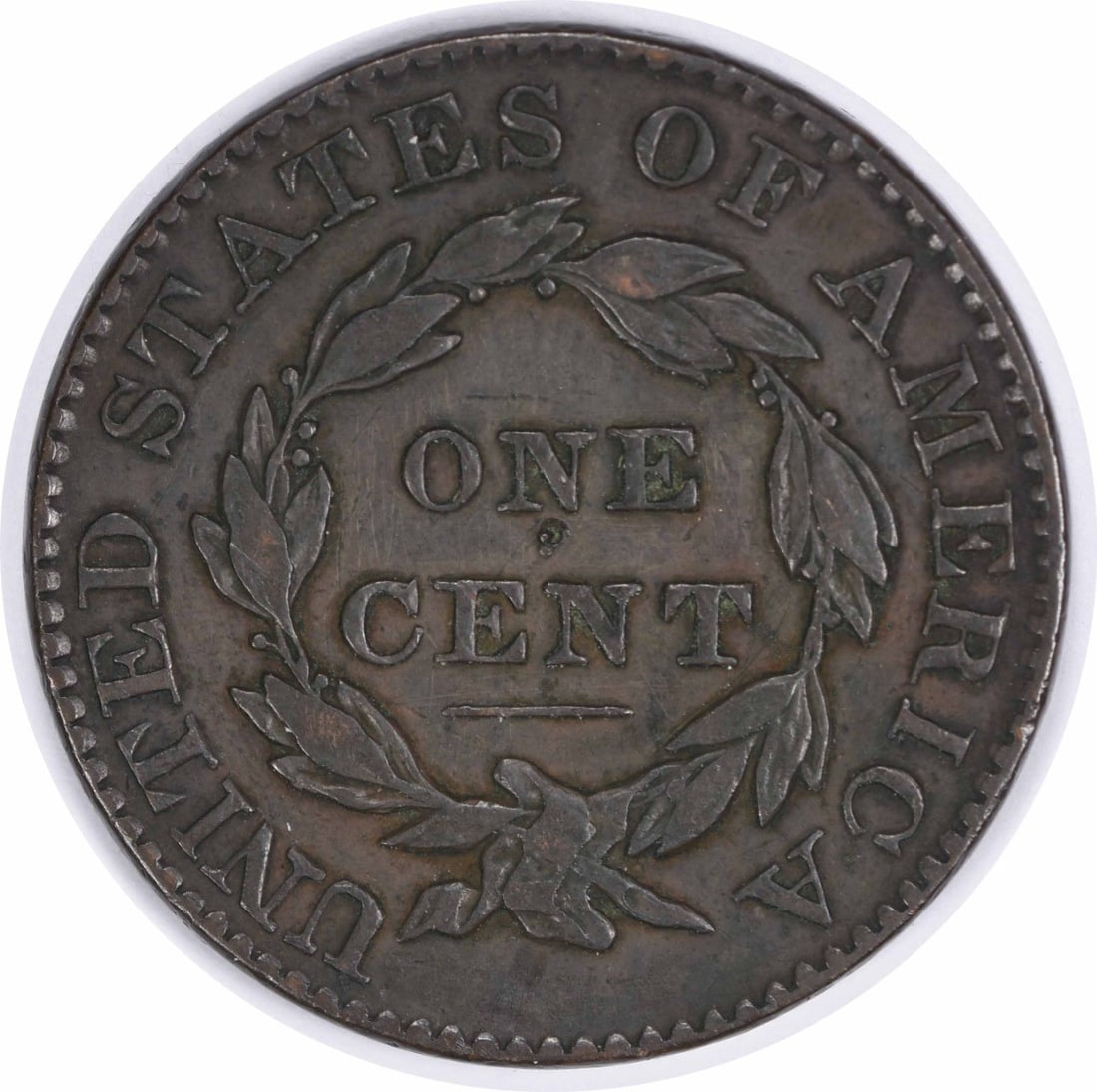 Uncertified cent large 1827 - 2