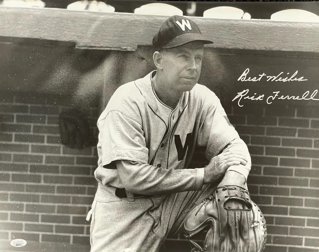 Rick Ferrell Autographed 16x20 Baseball Photo (JSA): Rick Ferrell Autographed 16x20 Baseball Photo (JSA) Item Specifics: Brand: James Spence Authentication (JSA) Bobby Doerr Autographed 16x20 Baseball Photo Signed across the front of the photo in silver