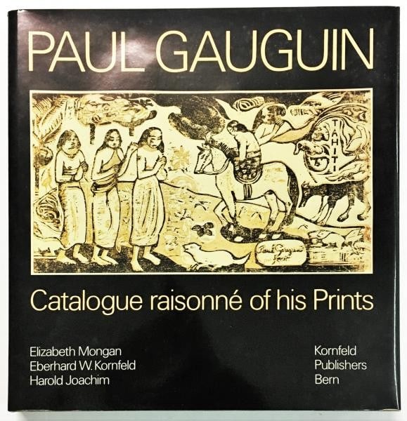 Paul Gauguin Catalogue Raisonne of His Prints 1988 Gallery Kornfeld Bern: Paul Gauguin Catalogue Raisonne of His Prints 1988 Gallery Kornfeld Bern Item Specifics: Artist: Paul Gauguin Subject: Art History / Prints Material: Paper Style: Japanese Size: 32 x 31 cm Year Of Pro