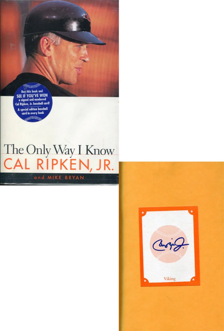 Cal Ripken Jr Autographed The Only Way Book: Cal Ripken Jr Autographed The Only Way Book Item Specifics: Signed in black pen on the inside of the book Item is authenticated by Rich Altman's and will be accompanied with a COA from . Product Discl