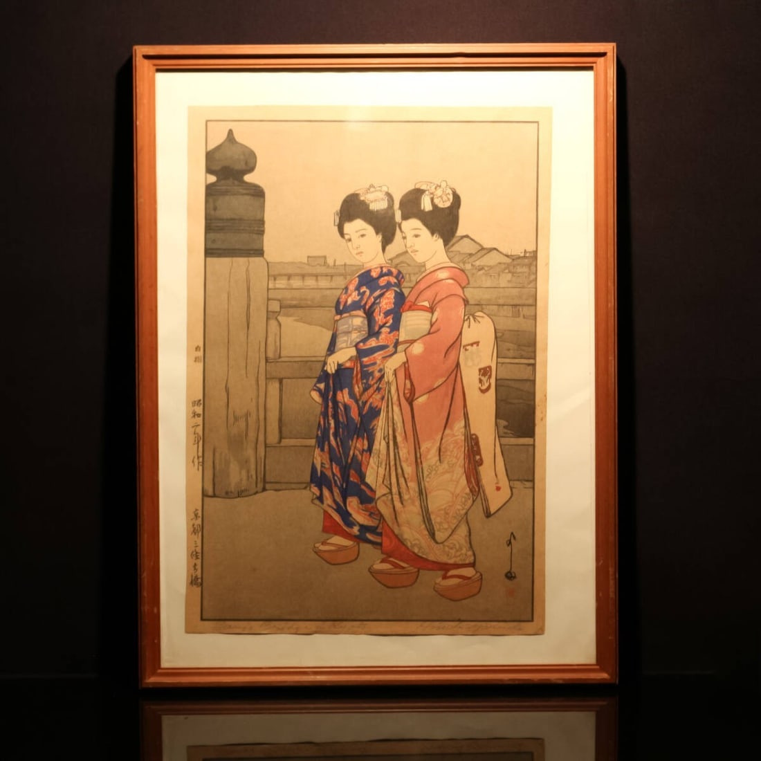 Hiroshi Yoshida Kyoto Sanjo Ohashi Bridge 1927 Signed Artists proof Framed: Hiroshi Yoshida Kyoto Sanjo Ohashi Bridge 1927 Signed Artists proof Framed Item Specifics: Primary Material: Paper Original/Reproduction: Antique Original Region Of Origin: Japan Age: 1927 Product Dis