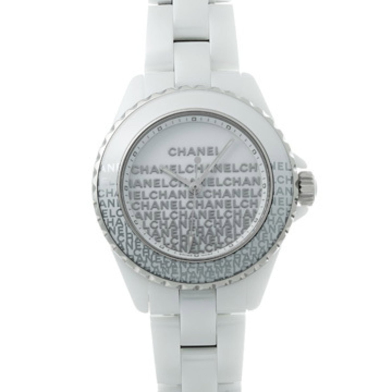 Chanel Wristwatch: Chanel Wristwatch Ceramic and stainless steel case, featuring a white quartz movement, makes for a sleek and modern timepiece. This Chanel wristwatch boasts a durable ceramic band that complements its