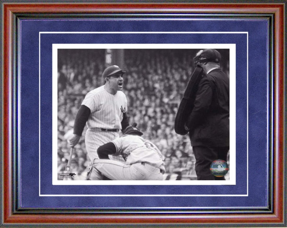 Black Berra White Framed Photo Unsigned 8x10 (1 of 1)