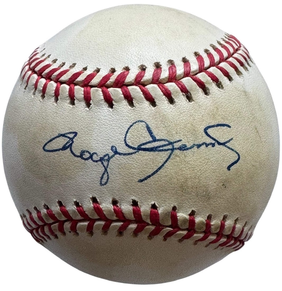 Roger Clemens Autographed Official National League Baseball (JSA) (1 of 3)