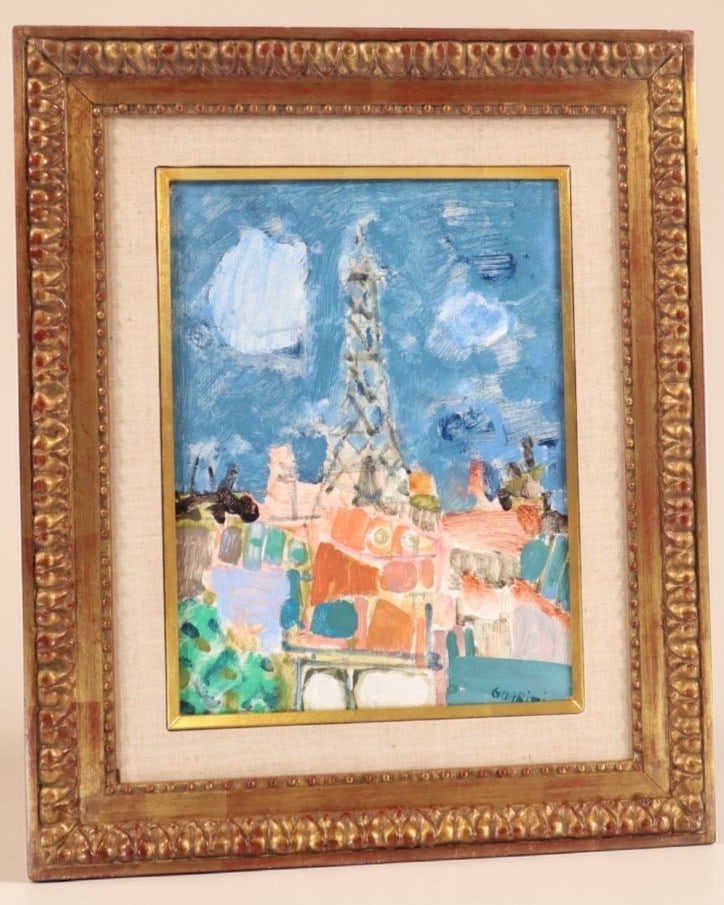 French Modern Art Aizpiri Style Oil Painting Signed Gilles Gorriti: French Modern Art Aizpiri Style Oil Painting Signed Gilles Gorriti Item Specifics: Artist: Gilles Gorriti Signed By: Gilles Gorriti Size: Medium Signed: Yes Material: Canvas Framing: Framed Region Of 