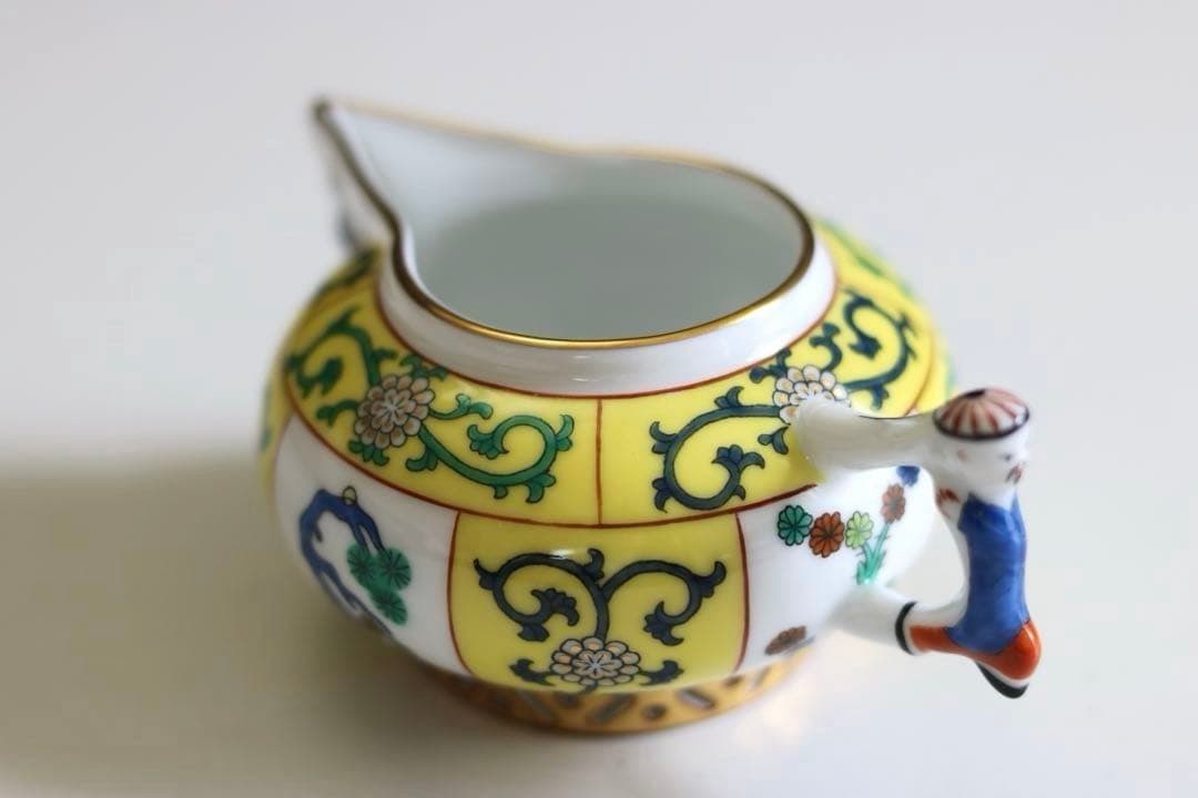 Herend Chinoiserie Xian Yellow Creamer Chinese Hobby Porcelain Hungary (1 of 5)