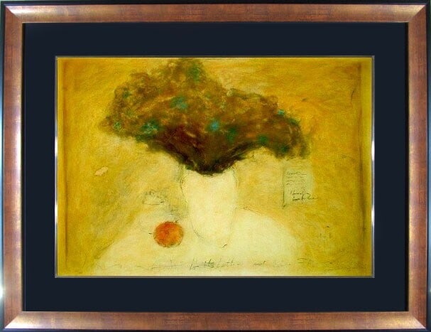 Fairchild Letter Silkscreen Blue Flowers Framed Signed Edition: Fairchild Letter Silkscreen Blue Flowers Framed Signed Edition Item Specifics: Artist: Roy Fairchild-Woodard Unit Of Sale: Single Piece Image Orientation: Portrait Size: Large Signed: Yes Color: Multi