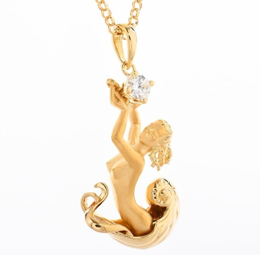 Carrera y Carrera Mermaid Diamond 0.206ct 18k Yellow Gold Necklace Pendant: Carrera y Carrera Mermaid Diamond 0.206ct 18k Yellow Gold Necklace Pendant Item Specifics: Pendant Shape: Mermaid Number Of Diamonds: 1 Closure: Lobster Occasion: Anniversary Birthday Christening Chri