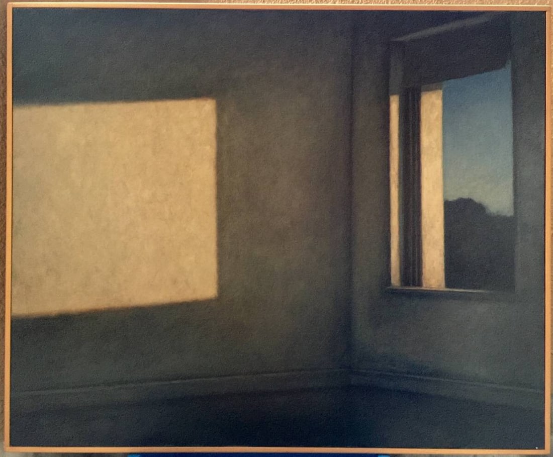 MARK BECK 1993 ORIGINAL OIL ON CANVAS PAINTING LIGHT ON A WALL SIGNED FRAMED: MARK BECK 1993 ORIGINAL OIL ON CANVAS PAINTING LIGHT ON A WALL SIGNED FRAMED Item Specifics: Artist: Mark Beck Signed By: Mark Beck Size: Medium Signed: Yes Material: Canvas Certificate Of Authenticit
