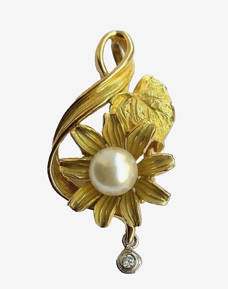 Top Charm 18k PT900 Pearl Flower Leaf Diamond As Time Nobuko Ishikawa Pendant: Top Charm 18k PT900 Pearl Flower Leaf Diamond As Time Nobuko Ishikawa Pendant Item Specifics: Pendant Shape: Flower Occasion: Anniversary Birthday Christmas Engagement Graduation Mother"s Day Valentin