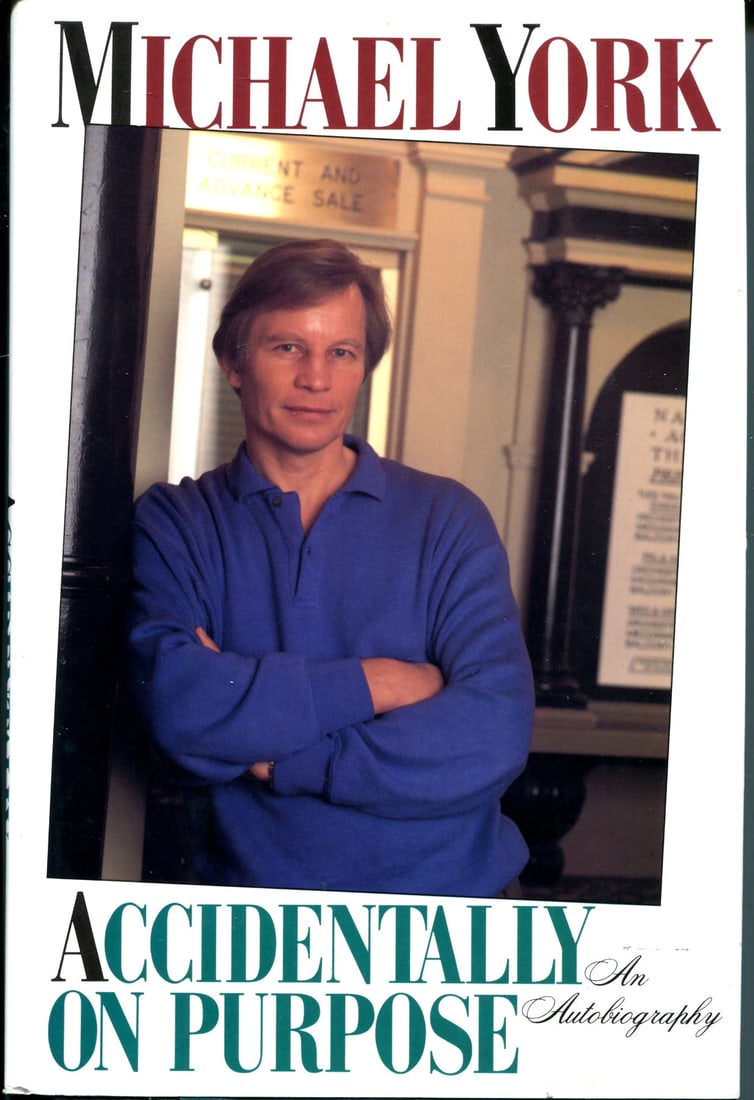 Autographed Book By Michael York Accidentally On Purpose: Autographed Book By Michael York Accidentally On Purpose Michael York's book, "Accidentally On Purpose", bears his signature. The item comes with a JSA (James Spence Authentication) certificate #QQ383