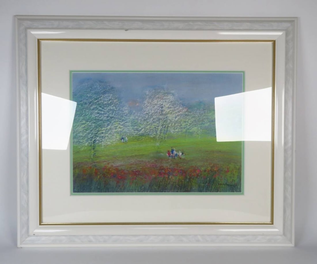 Andre Ingres Original Pastel Spring Landscape Signed Framed Flowers Impression: Andre Ingres Original Pastel Spring Landscape Signed Framed Flowers Impression Item Specifics: Unit Of Sale: Single Piece Artist: Andre Ingres Andre Ingres Signed By: Andre Ingres Size: Medium Signed: