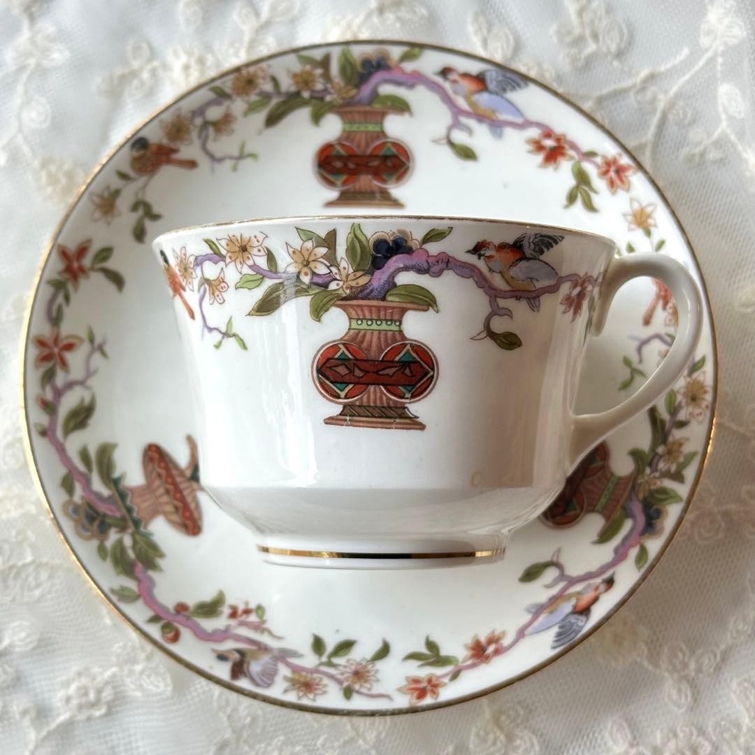 Aynsley Fortune Telling Cup Saucer 1924 Antique Rare Collectible Tableware (1 of 10)