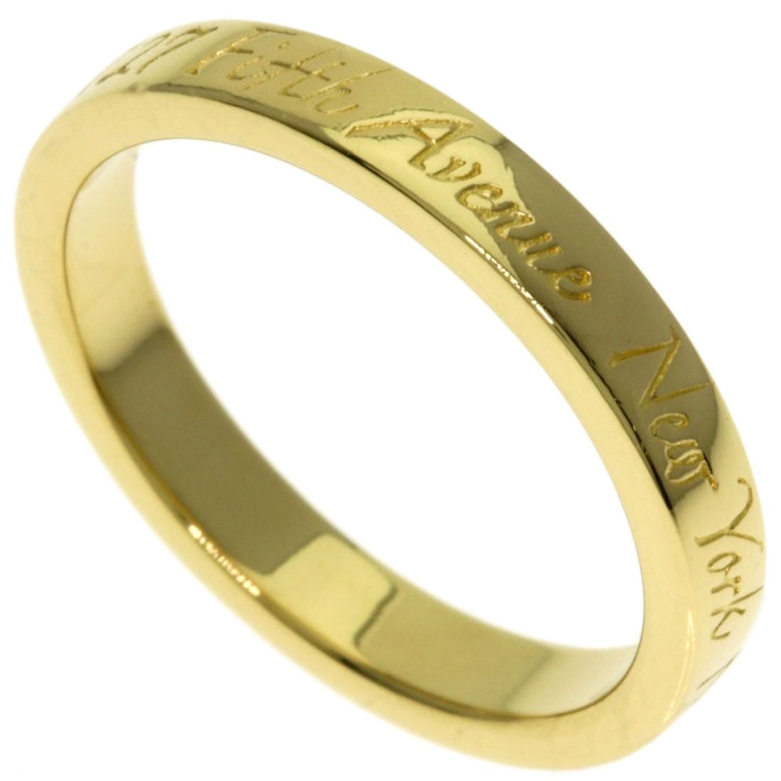 Tiffany Co notes ring k18 yellow gold: Tiffany Co notes ring k18 yellow gold K18 yellow gold Tiffany Co notes ring, crafted from high-quality K18 metal, adds a touch of elegance to any outfit. This classic design features the iconic Tiffan