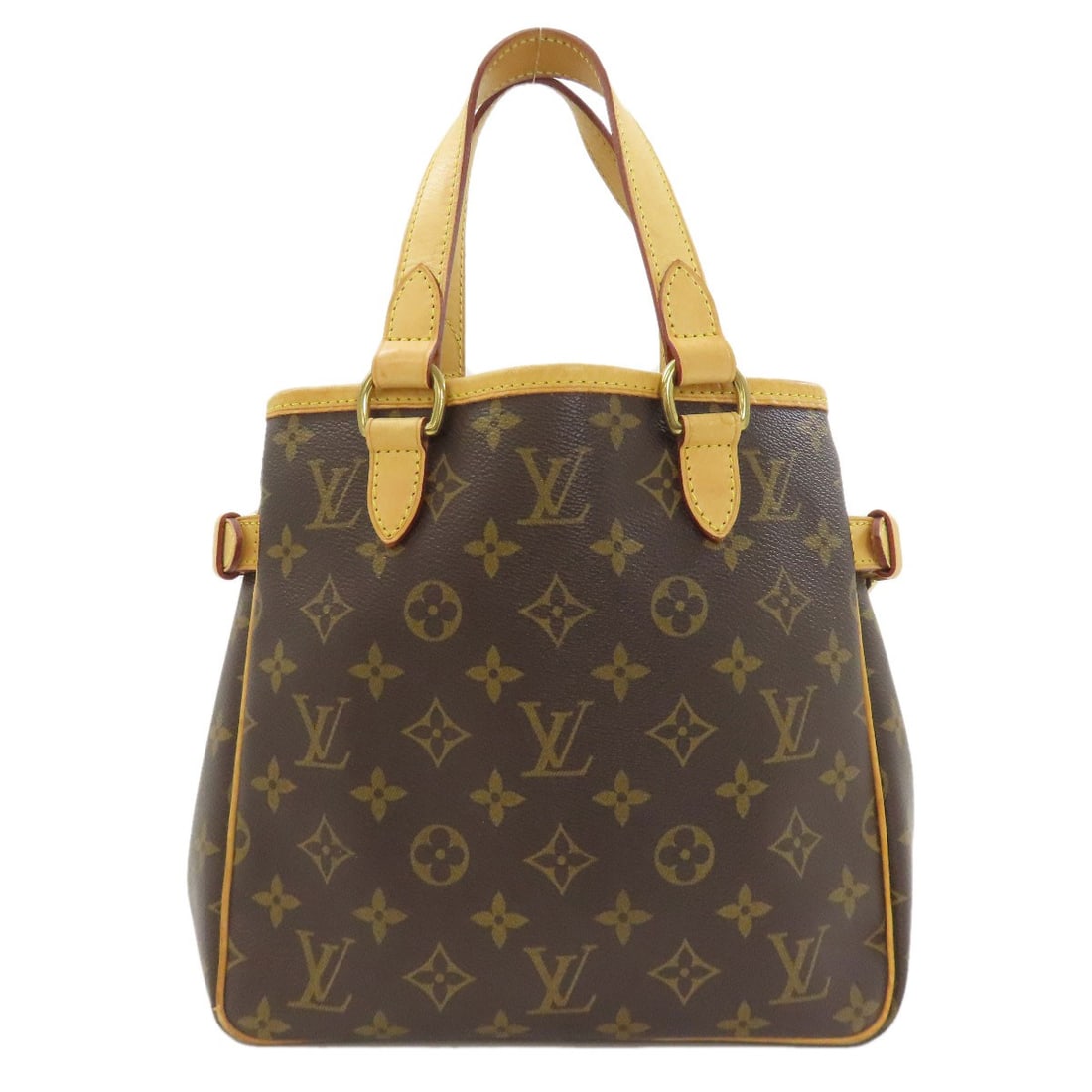 Handbag Monogram Canvas Batignor M51156 Louis Vuitton: Handbag Monogram Canvas Batignor M51156 Louis Vuitton Monogram canvas, a classic Louis Vuitton design, adorns the exterior of this brown handbag. The iconic pattern adds a touch of timeless elegance t