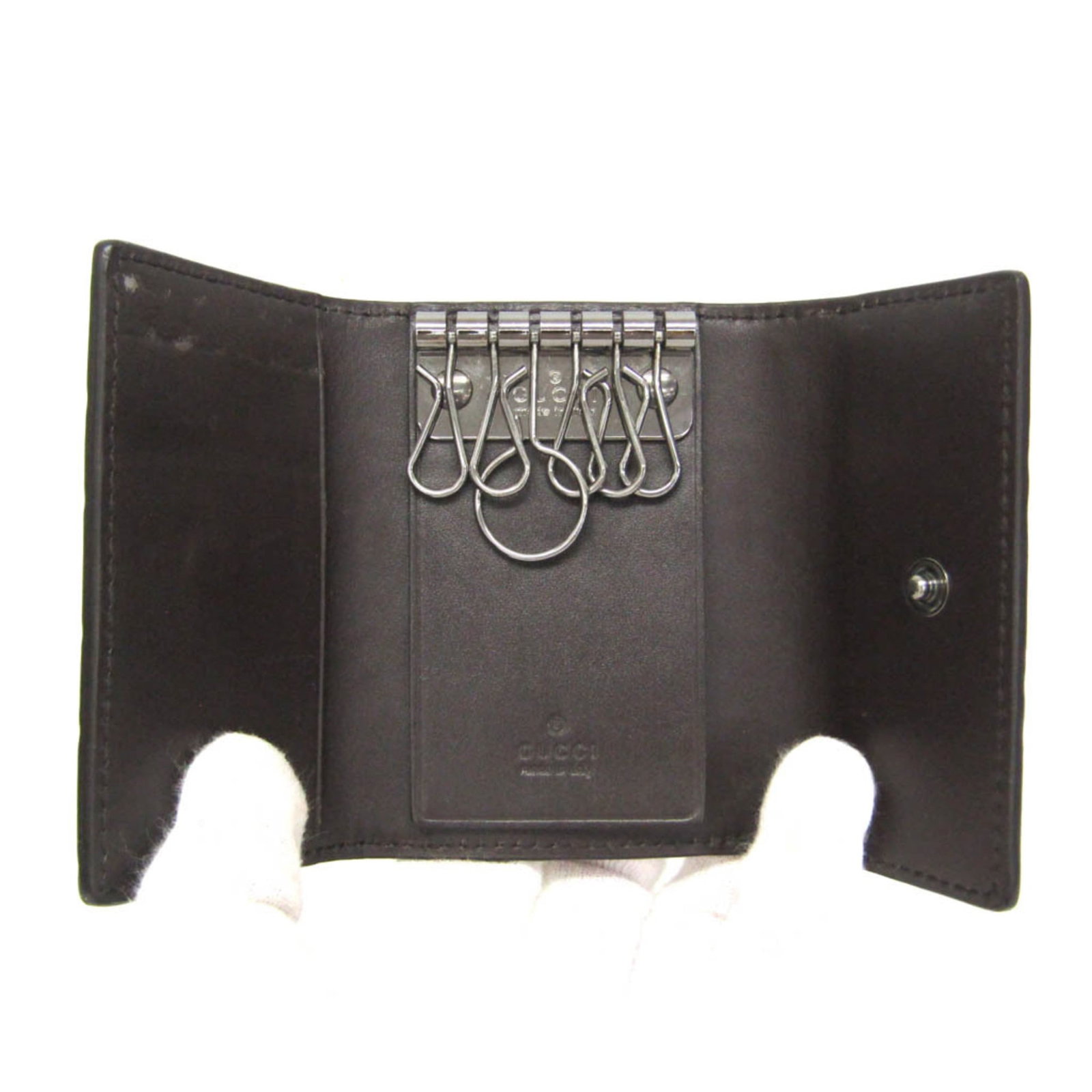 Keycase Leather Gucci - 3