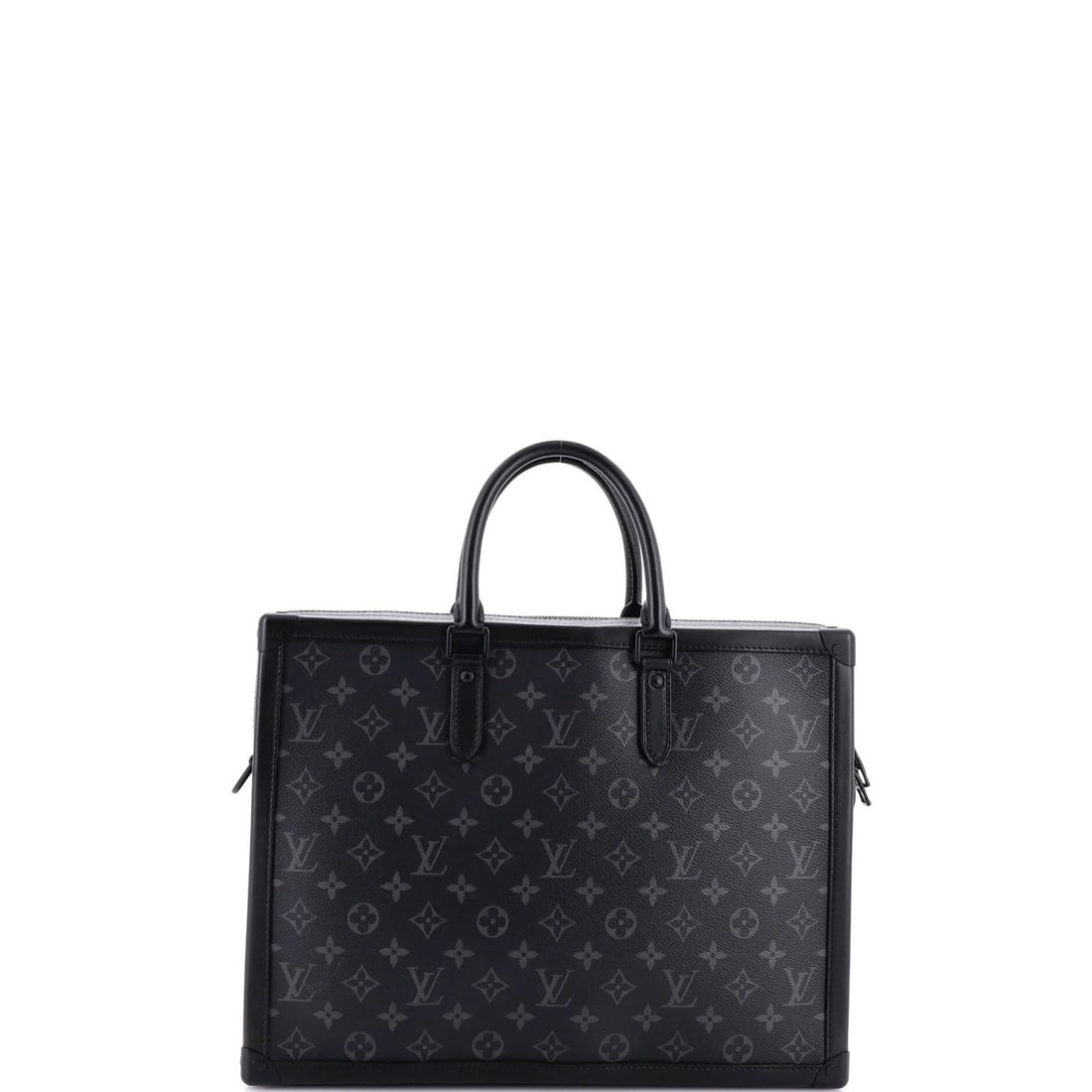 Canvas briefcase trunk with monogram eclipse Louis Vuitton soft - 3