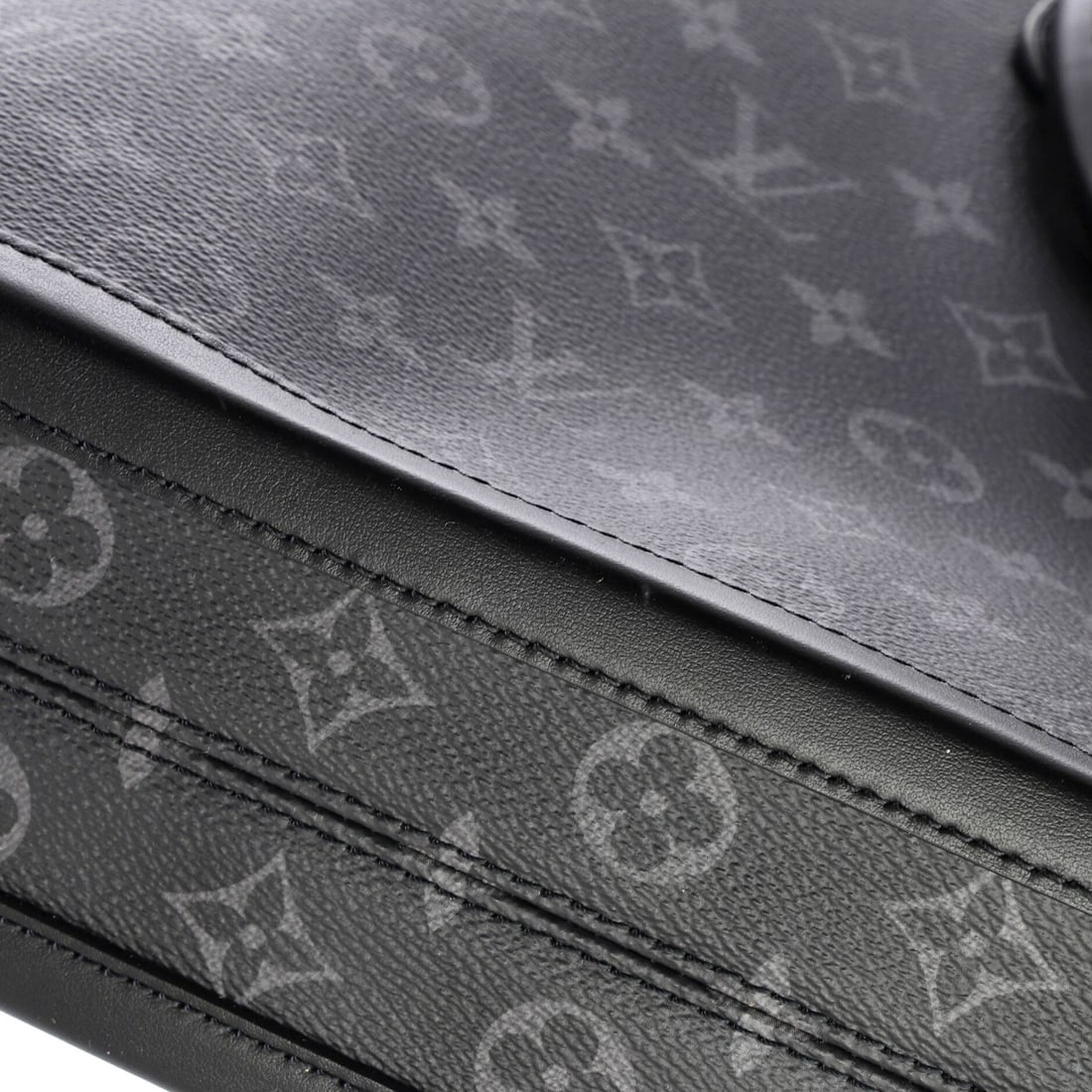 Canvas briefcase trunk with monogram eclipse Louis Vuitton soft - 8