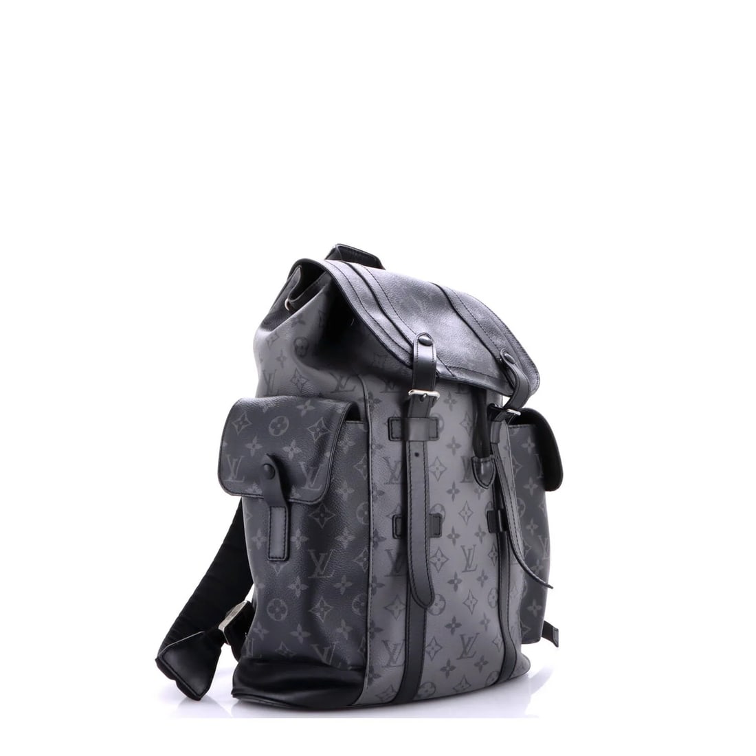 Canvas Eclipse Monogram Reverse Christopher Vuitton Louis Backpack MM - 2